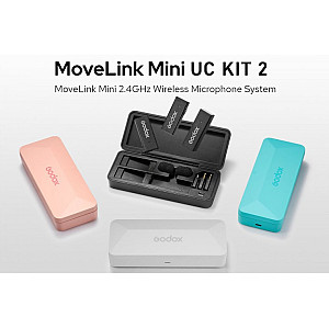 Godox MoveLink Mini UC Kit 2 Wireless Microphone System for Cameras & Mobile Devices